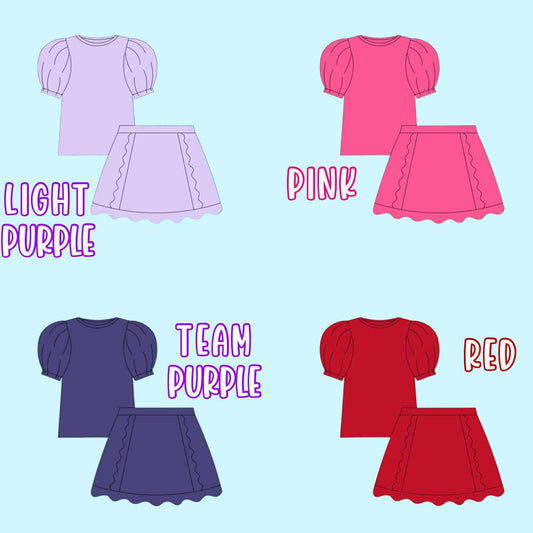 2 Piece Girls Skort + Top IN STORE 120825