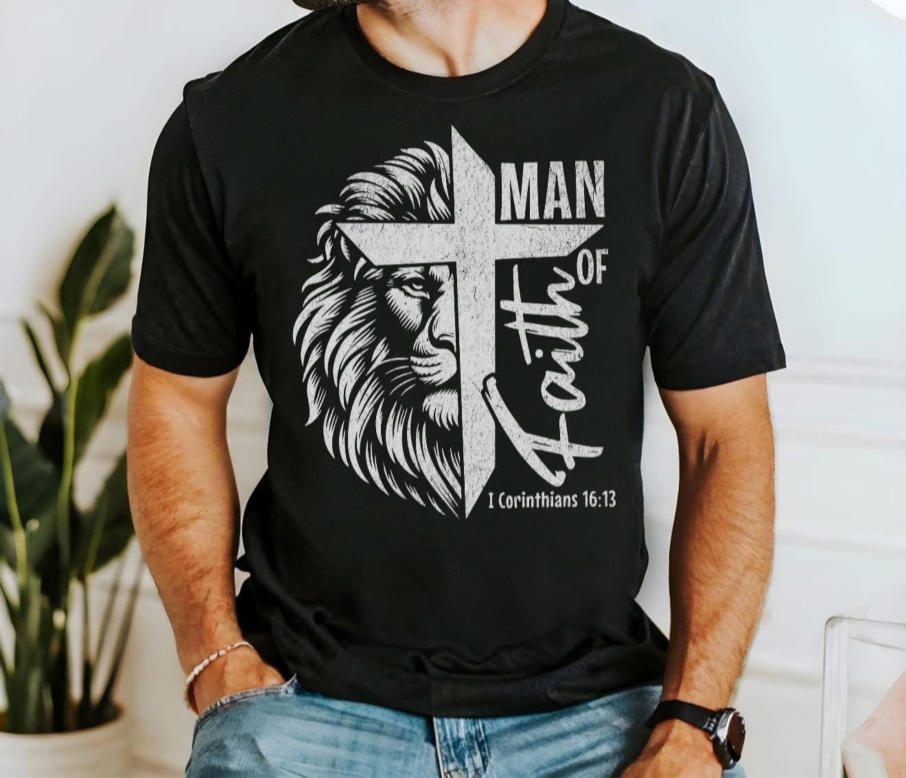 Man of Faith - T SHIRT - (Comfort Color)