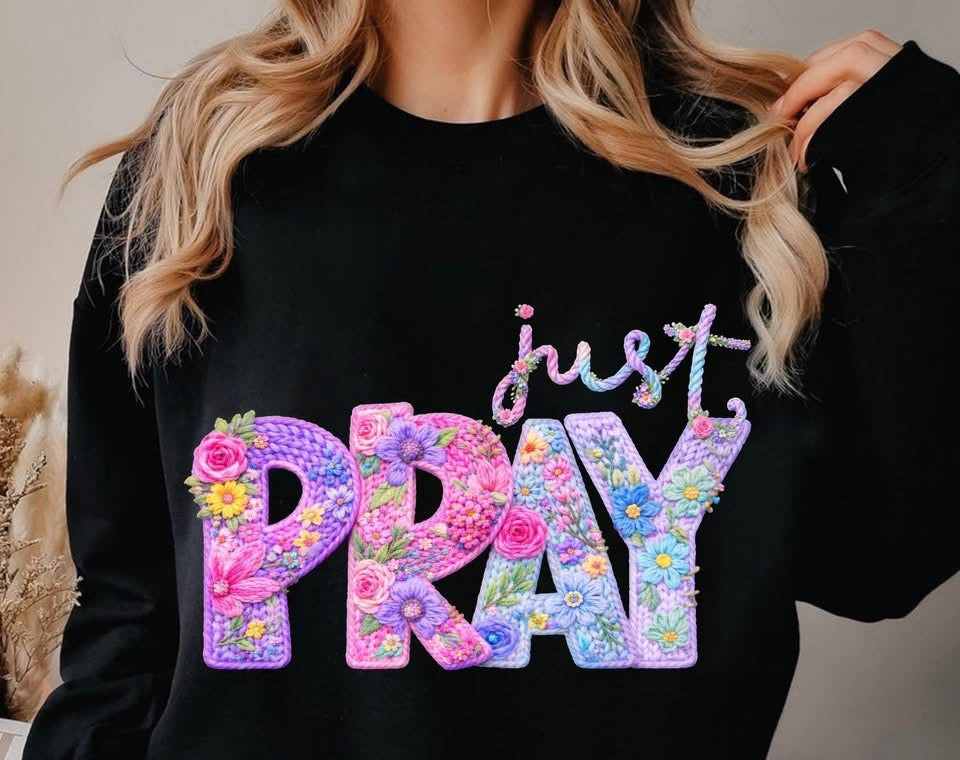 Just pray- LONG SLEEVE (COMFORT COLOR/BELLA)