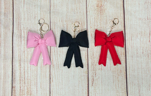 Puff Bow Key Chain PBKC951