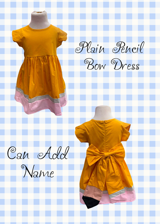 PENCIL BOW DRESS (in store)052726kc