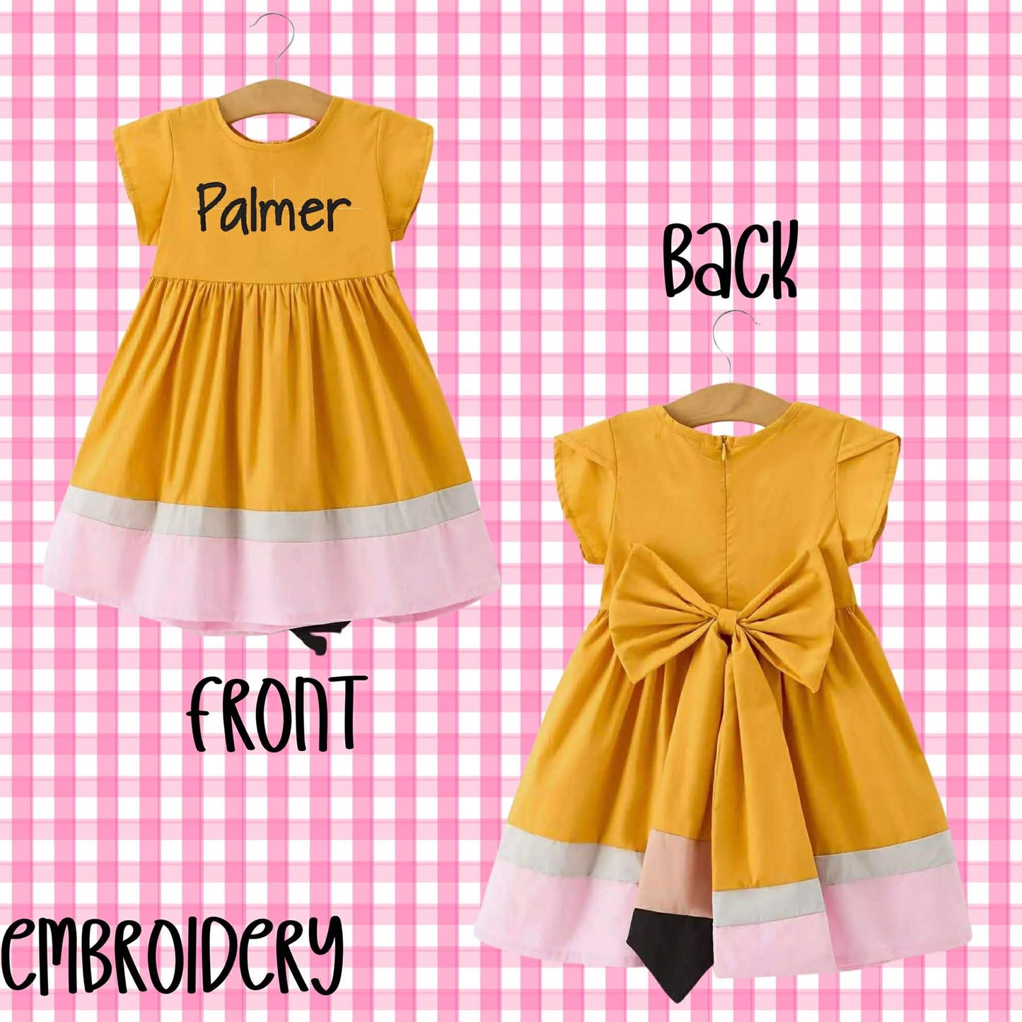 PENCIL BOW DRESS (in store)052726kc