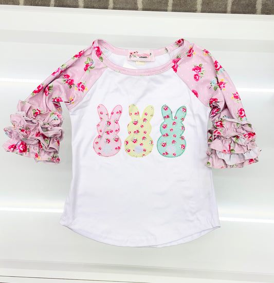 BABY RUFFLE EASTER TOP -TOP23