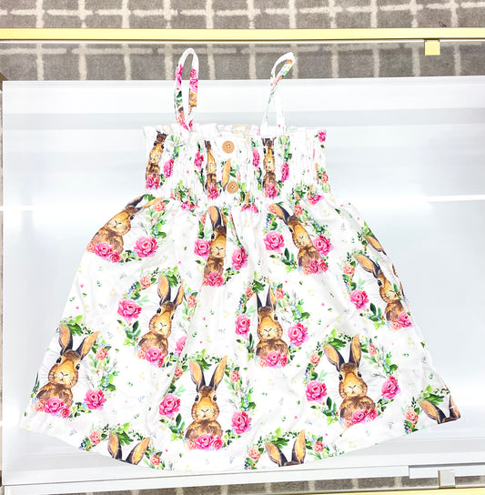 LITTLE GIRL BUNNY DRESS -GDEB62