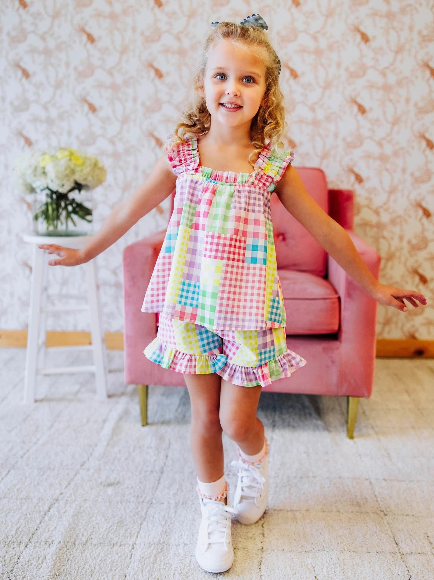 PRE ORDER- Spring Gingham and Stripes Set