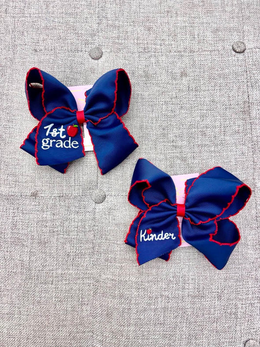 Grade Level Boutique Hair Bow🎀 072126(3)AV