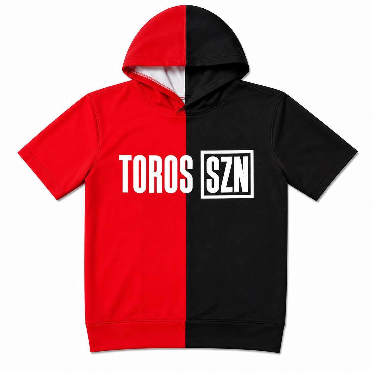TOROS SZN (WHITE FONT) SPLIT HOODIE RED & BLACK -YOUTH - PREORDER (HAPPY DAYS) 082626KB