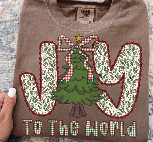Joy To The World- T Shirt - (Bella/Comfort Color)