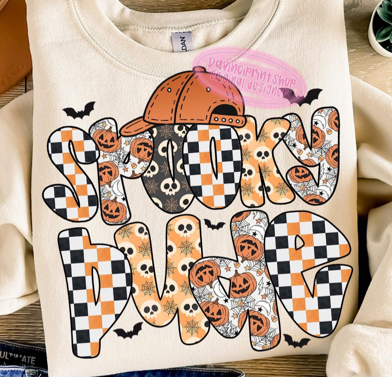 Spooky Dude - T SHIRT - (Jerzee/Gildan)