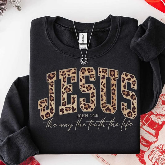 Jesus the way the truth the life🐯✨🖤🤎- T SHIRT (Gildan/LAT)