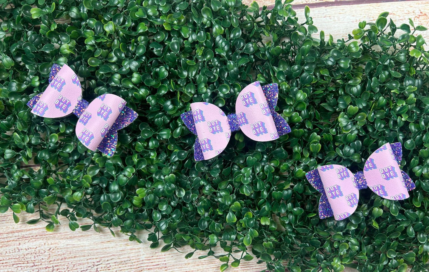 Girls Glitter Bow Clips-GGBC1