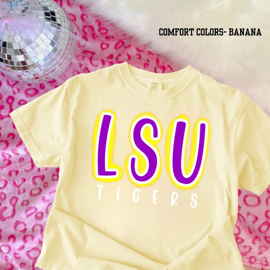 LSU Tigers - T SHIRT - (Jerzee/Gildan)