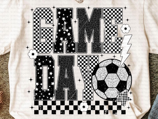 Soccer Game Day - T SHIRT - (Bella/Comfort Color)
