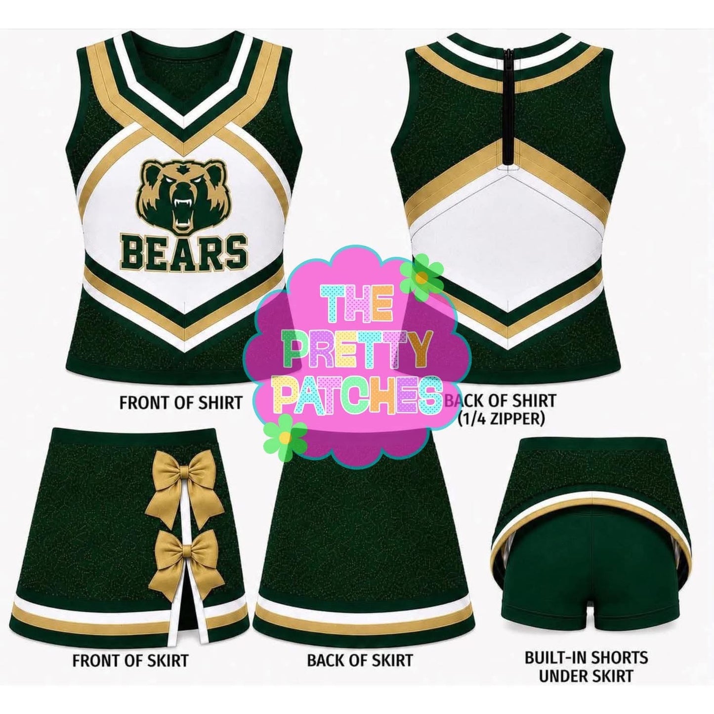 LCM BEARS GLITTER CHEER UNIFORM (PREORDER) 060826KB