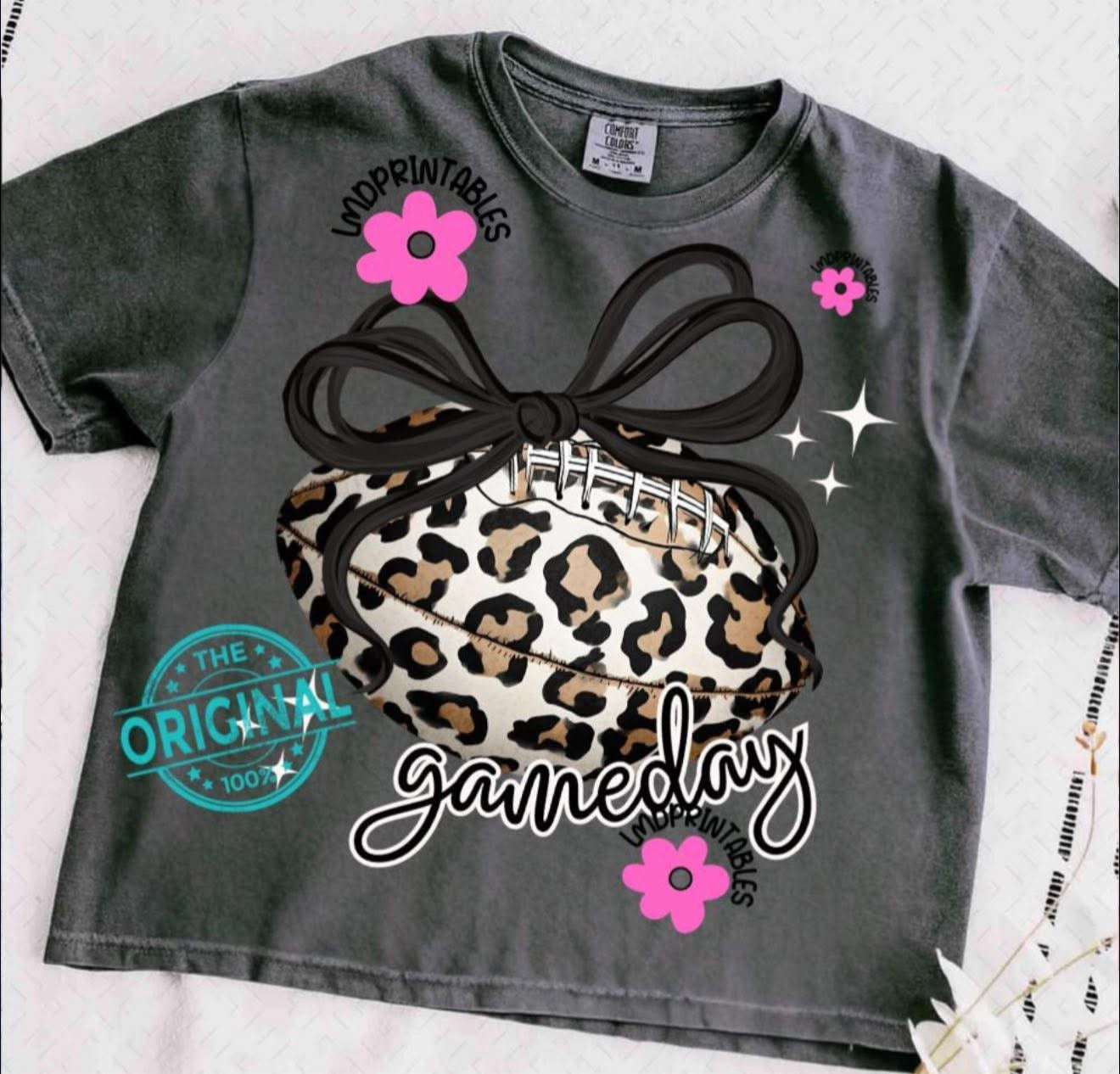 Cheetah Football Gameday - T SHIRT - (Jerzee/Gildan)