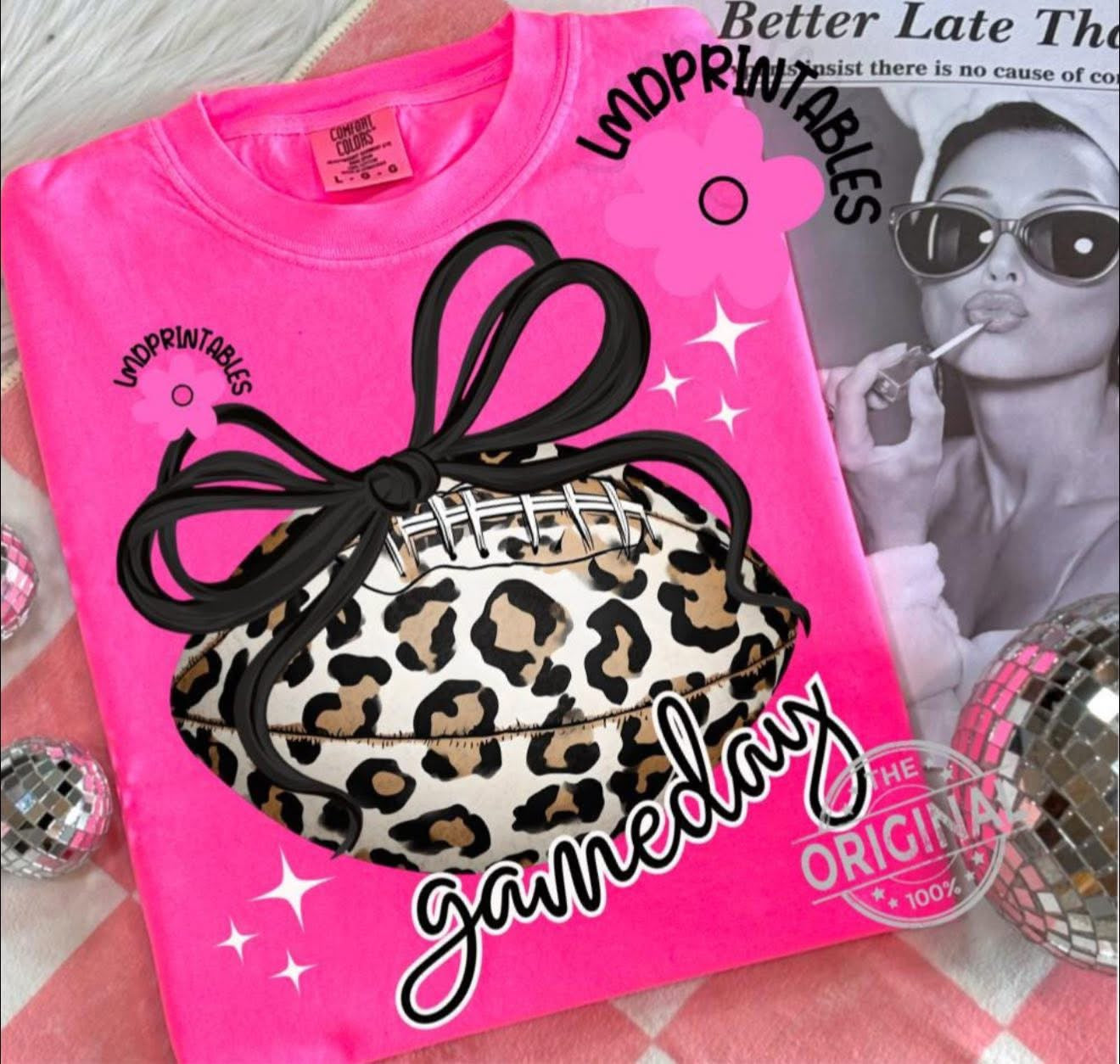 Cheetah Football Gameday - T SHIRT - (Jerzee/Gildan)