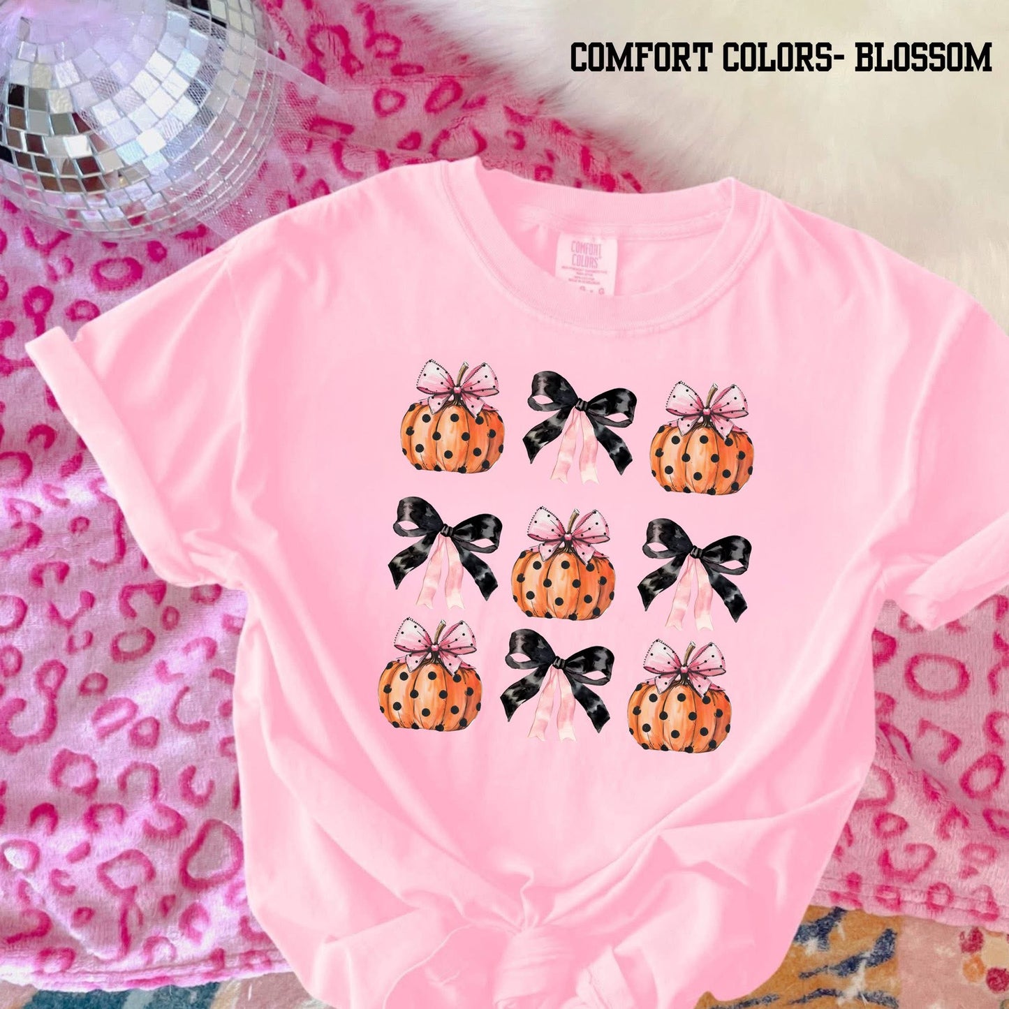 Polka Dot Pumpkins - T SHIRT - (Bella/Comfort Color)