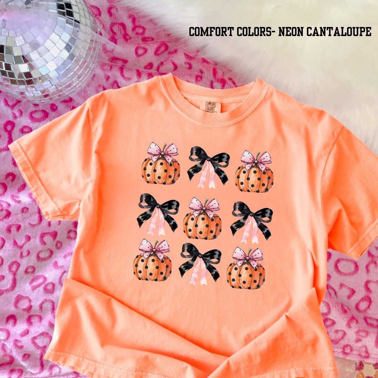 Polka Dot Pumpkins - T SHIRT - (Bella/Comfort Color)