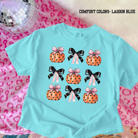 Polka Dot Pumpkins - T SHIRT - (Bella/Comfort Color)