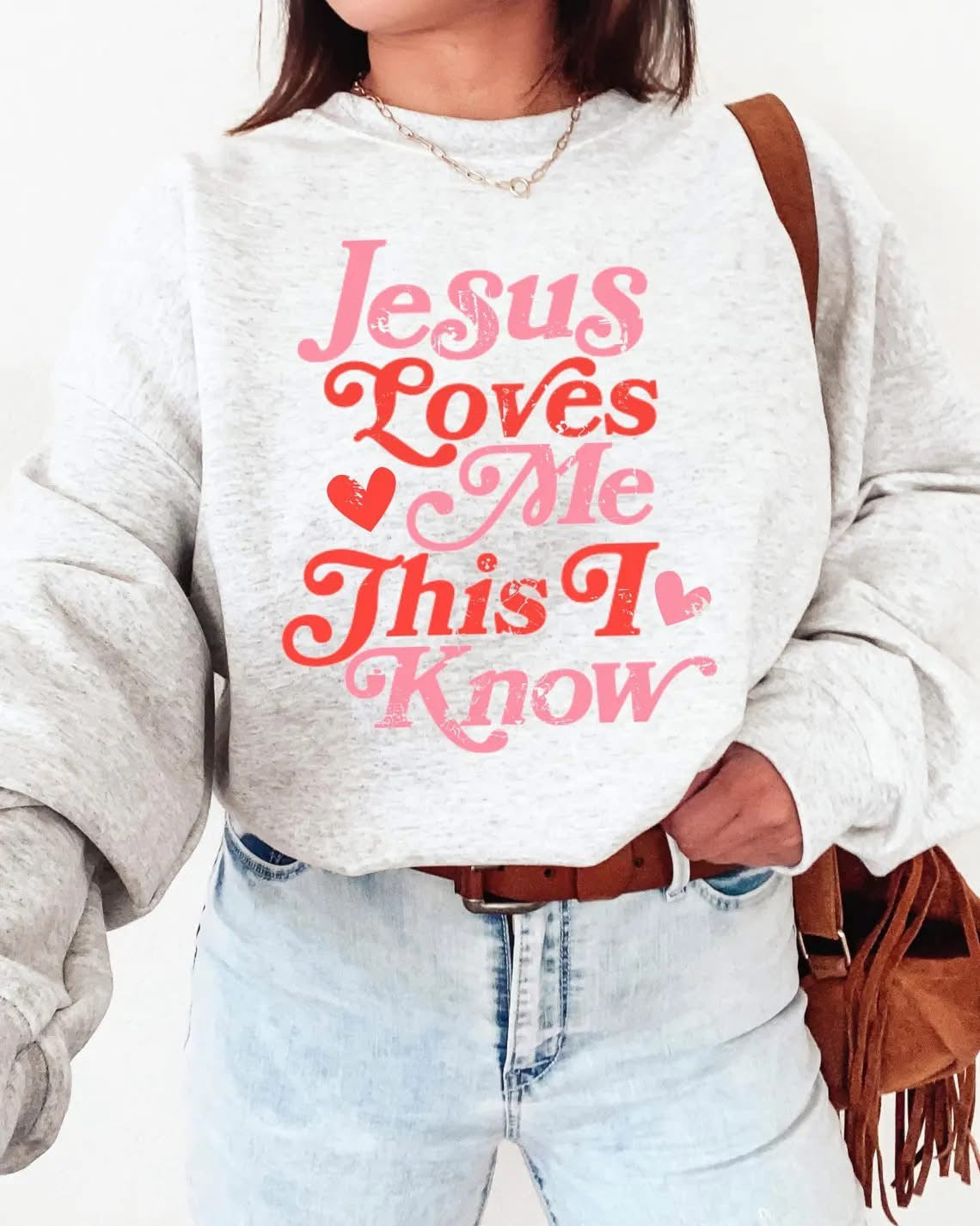 Jesus loves me this I know - T SHIRT - (Comfort Colors & Bella)