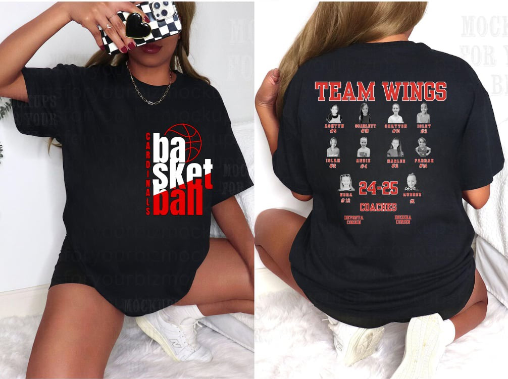 Team Wings - T SHIRT - SHORT SLEEVE - (Gildan Brand only)