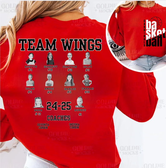 Team Wings - SWEATSHIRT - (Gildan Brand only)