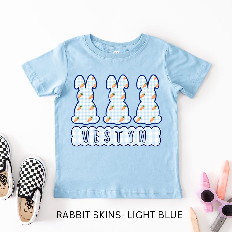 BOY/GIRL BUNNIES -TSHIRT- (GILDAN/LAT)