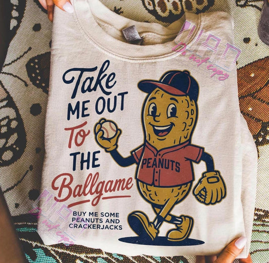 Take Me Out To The BallGame- TSHIRT- (COMFORT COLOR/BELLA)