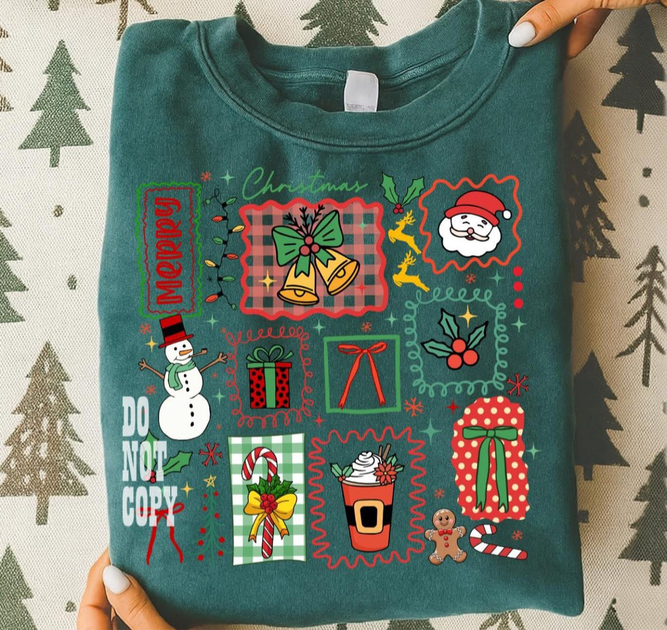 Christmas Collage - T SHIRT - (Bella/Comfort Color)