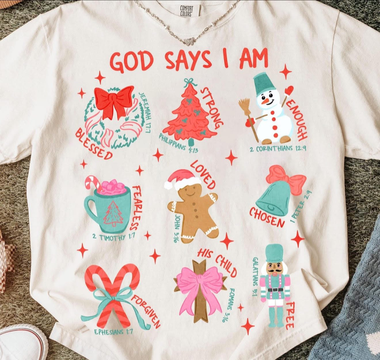 God Says I Am  - SWEATSHIRT - (Jerzee/Gildan)