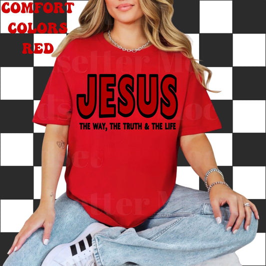 The Way, The Truth & The Life - T SHIRT - (Comfort Color)