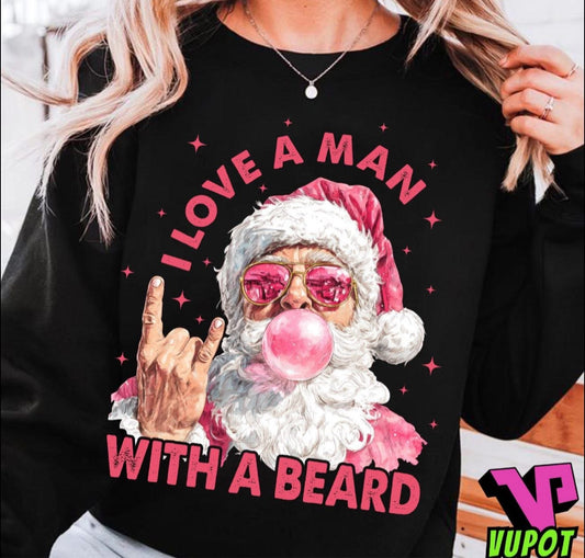 I Love A Man with a Bread - T SHIRT - (Bella/Comfort Color)