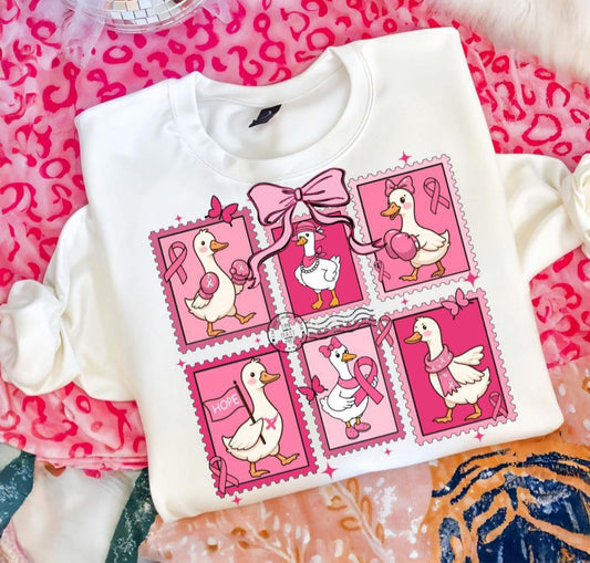 Breast Cancer Goose - T SHIRT - (Comfort Color)