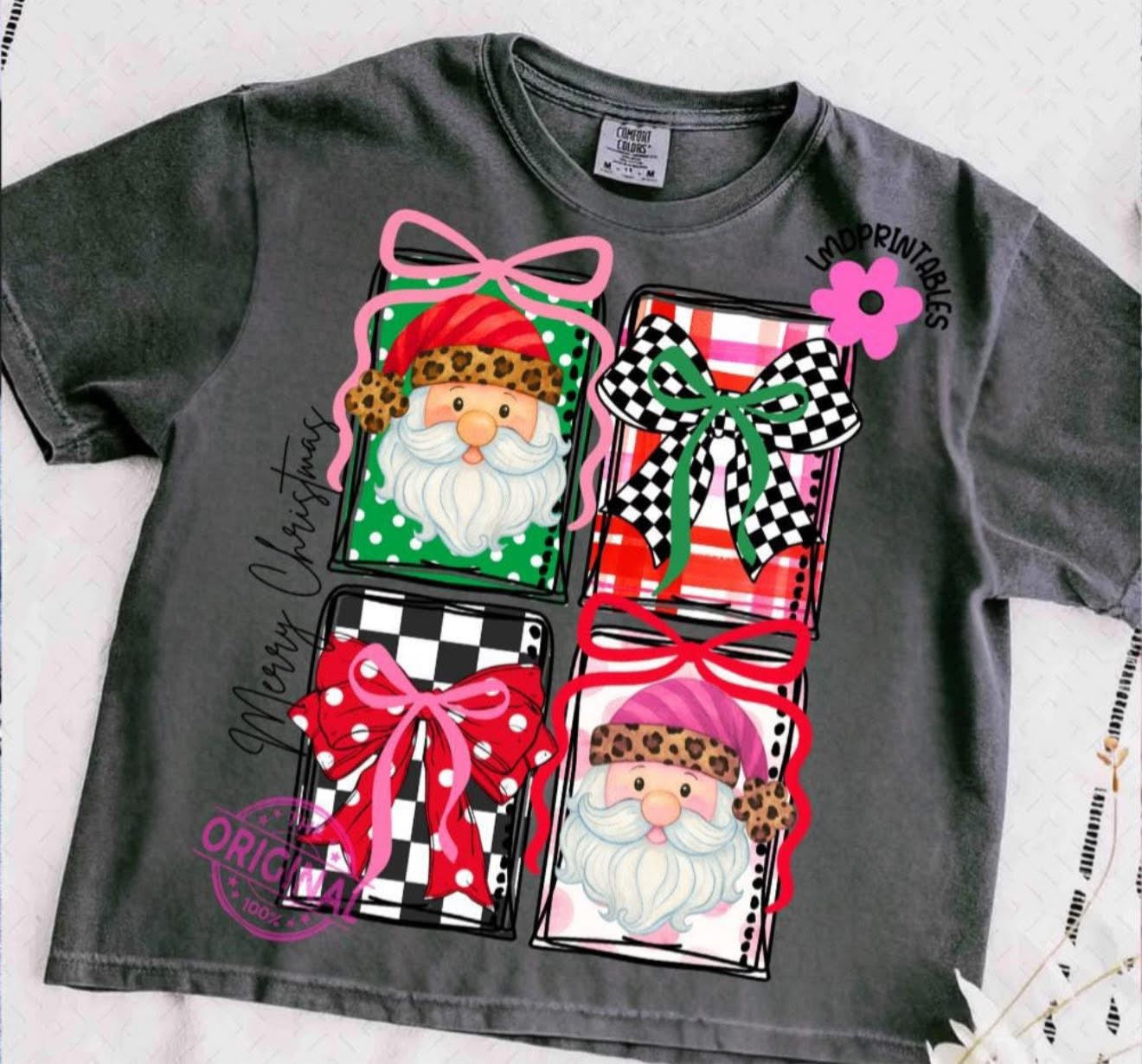 Christmas Collage - T SHIRT - (Comfort Color)