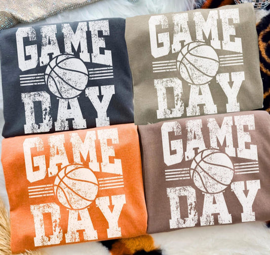 Basketball Game Day - T SHIRT - (Bella/Comfort Color)