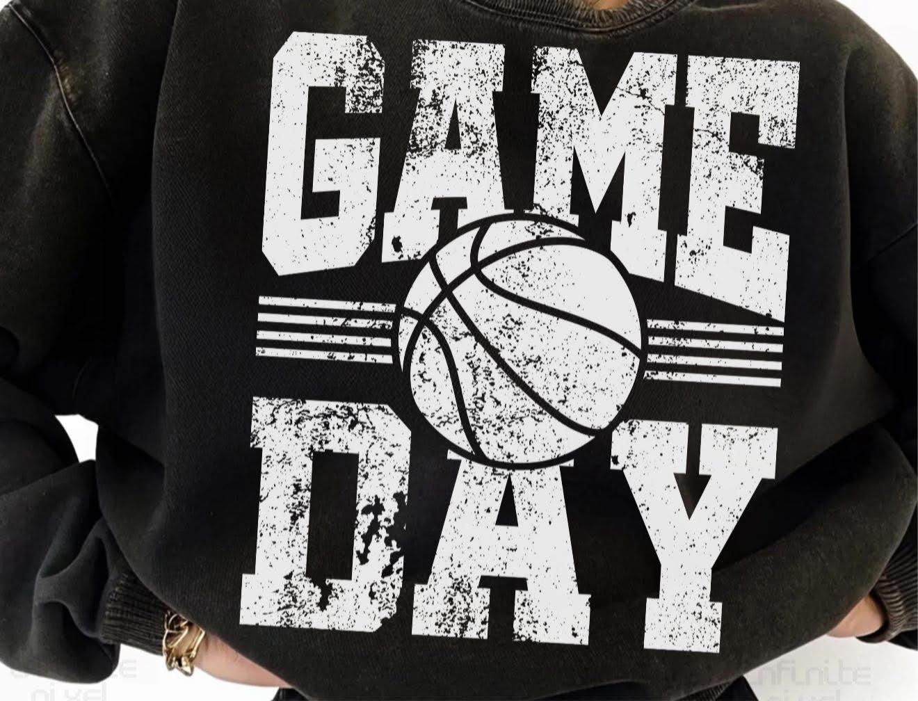 Basketball Game Day - T SHIRT - (Jerzee/Gildan)