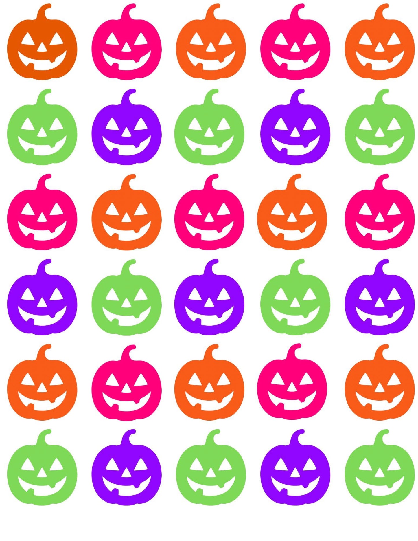 Jack O Lantern Heads Tattoo Sheets