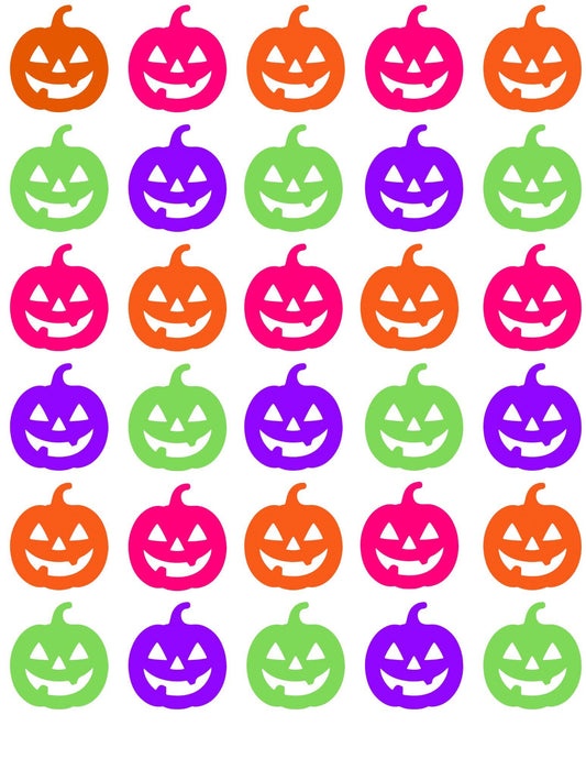 Jack O Lantern Heads Tattoo Sheets