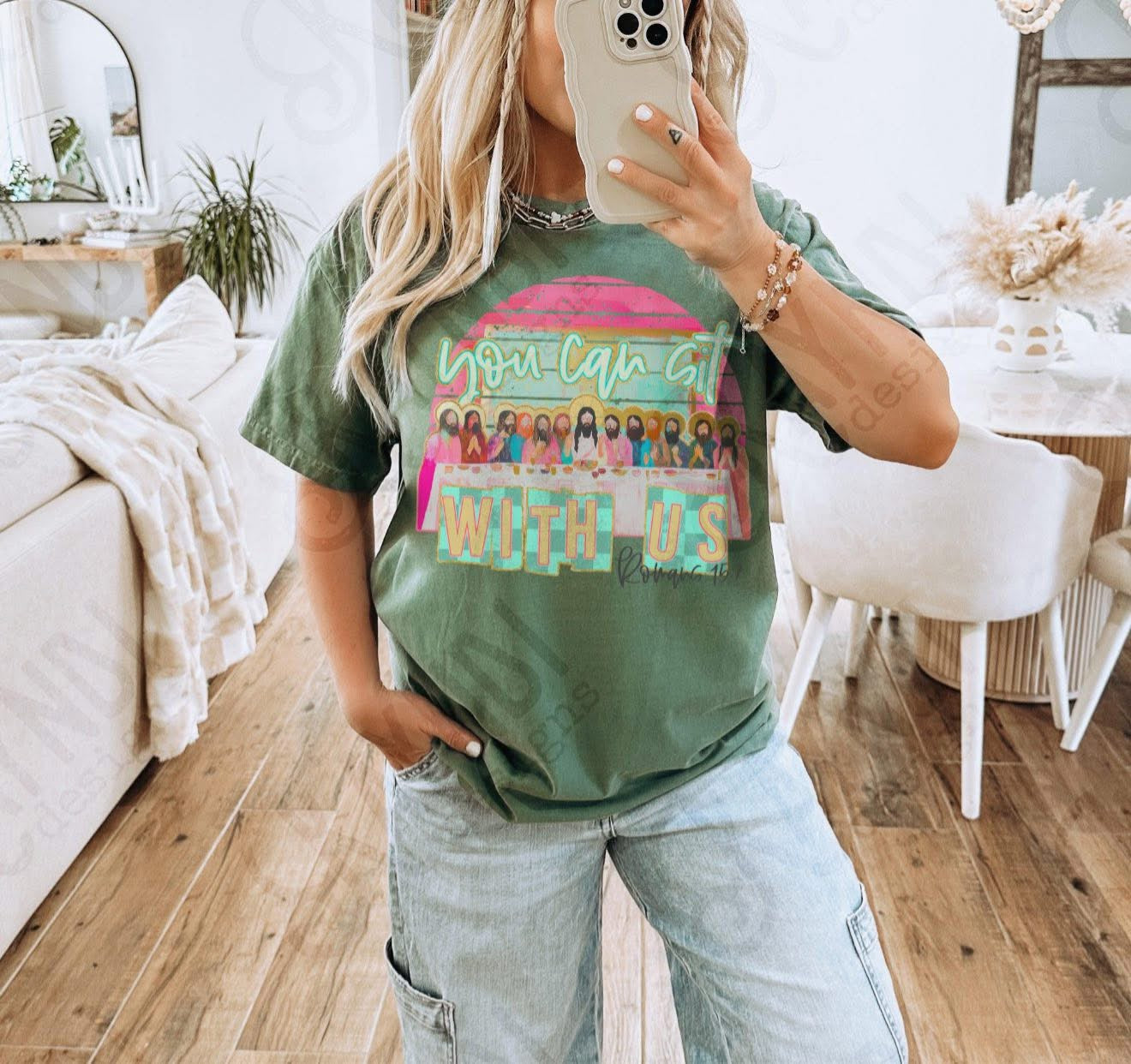 You Can Sit with Us - T SHIRT - (Bella/Comfort Color)