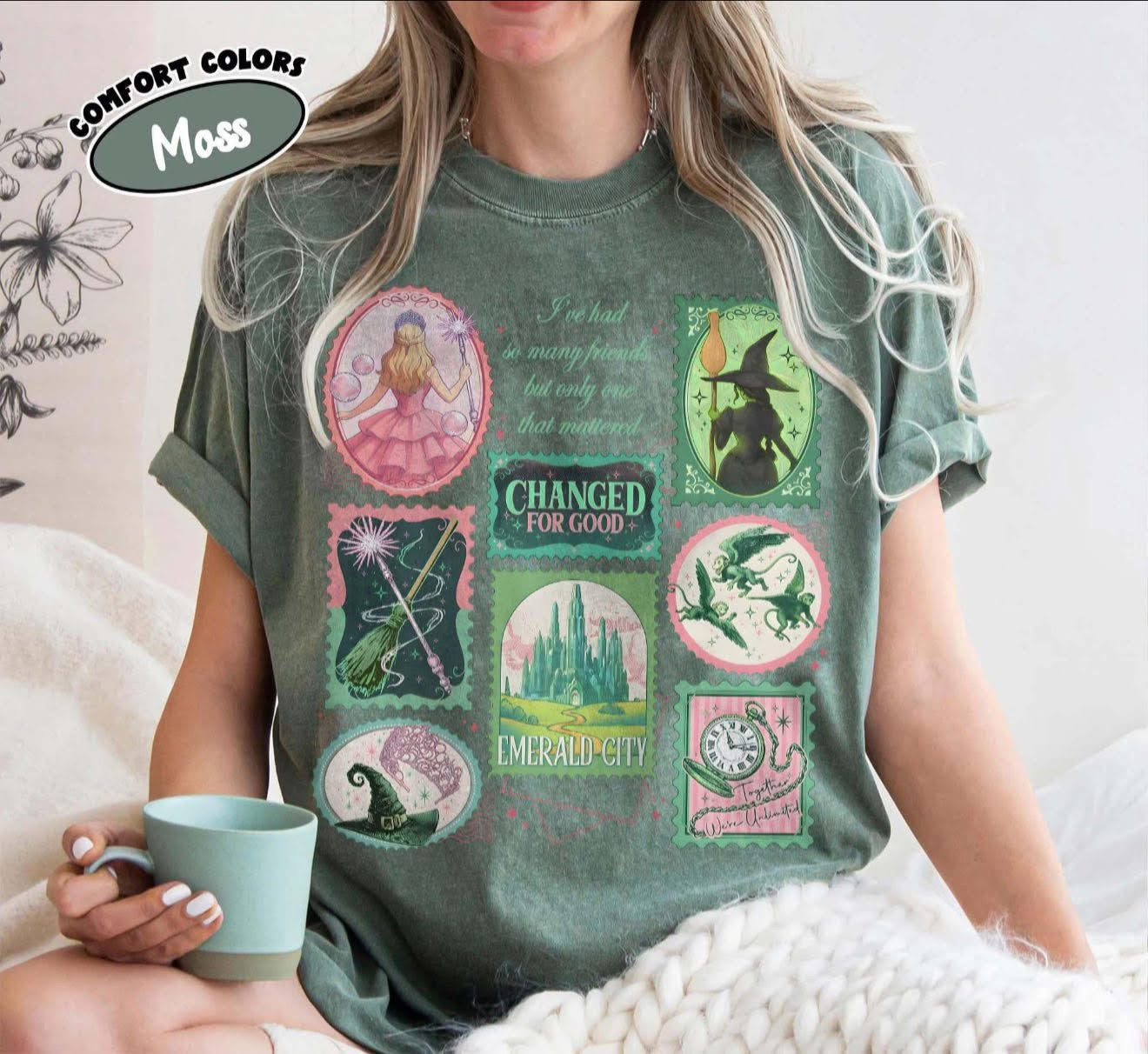 Wicked Changed for Good - Emerald City - T SHIRT - (Bella/Comfort Color)