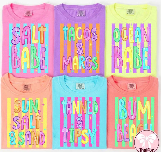 Summer Bundle☀️-T-SHIRT - (COMFORT COLOR/BELLA)
