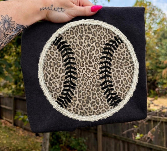 Cheetah Baseball/Softball⚾️🥎-T-SHIRT - (COMFORT COLOR/BELLA)