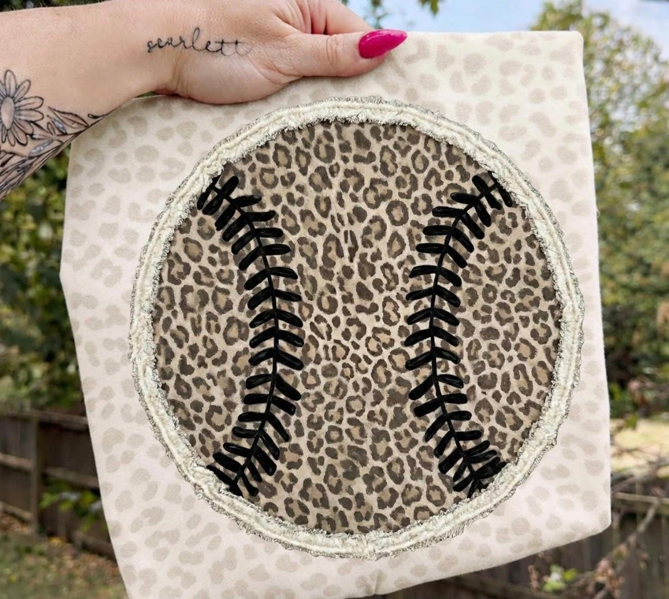 Cheetah Baseball/Softball⚾️🥎-T-SHIRT - (COMFORT COLOR/BELLA)-060526BR