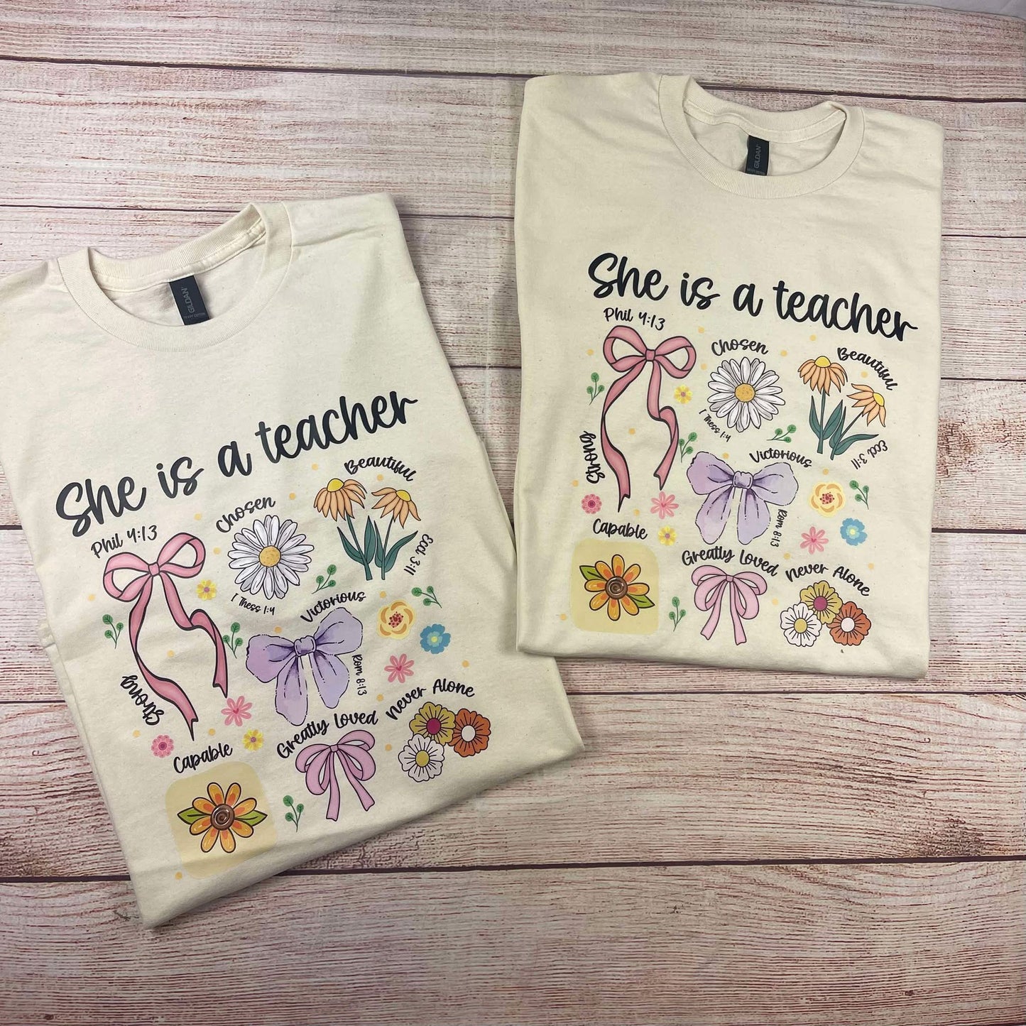 She is a Teacher - T SHIRT - (Bella)
