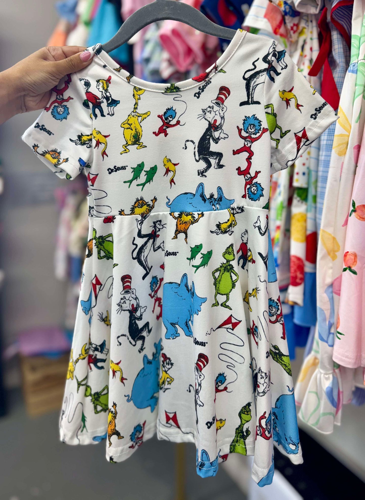 DR SEUSS Milk Silk Girls Dress DRG51287