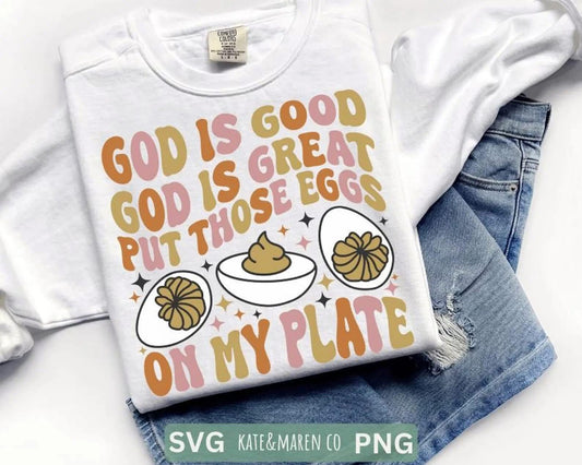 Put Those Eggs on My Plate - T SHIRT - (Comfort Color)