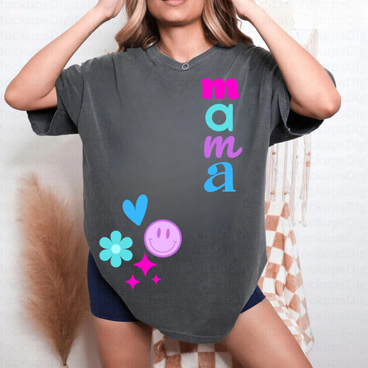 Bright & Colorful Mama - T SHIRT - (Jerzee/Gildan)