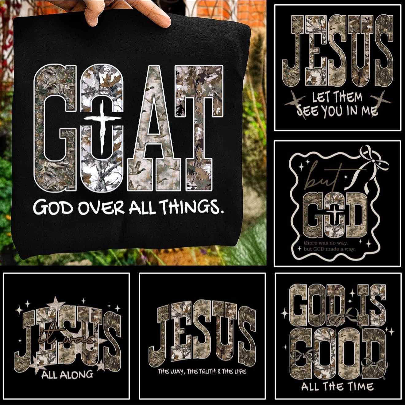 Camo Jesus Bundle - DRIFIT - SHORT SLEEVE - (Team 365)