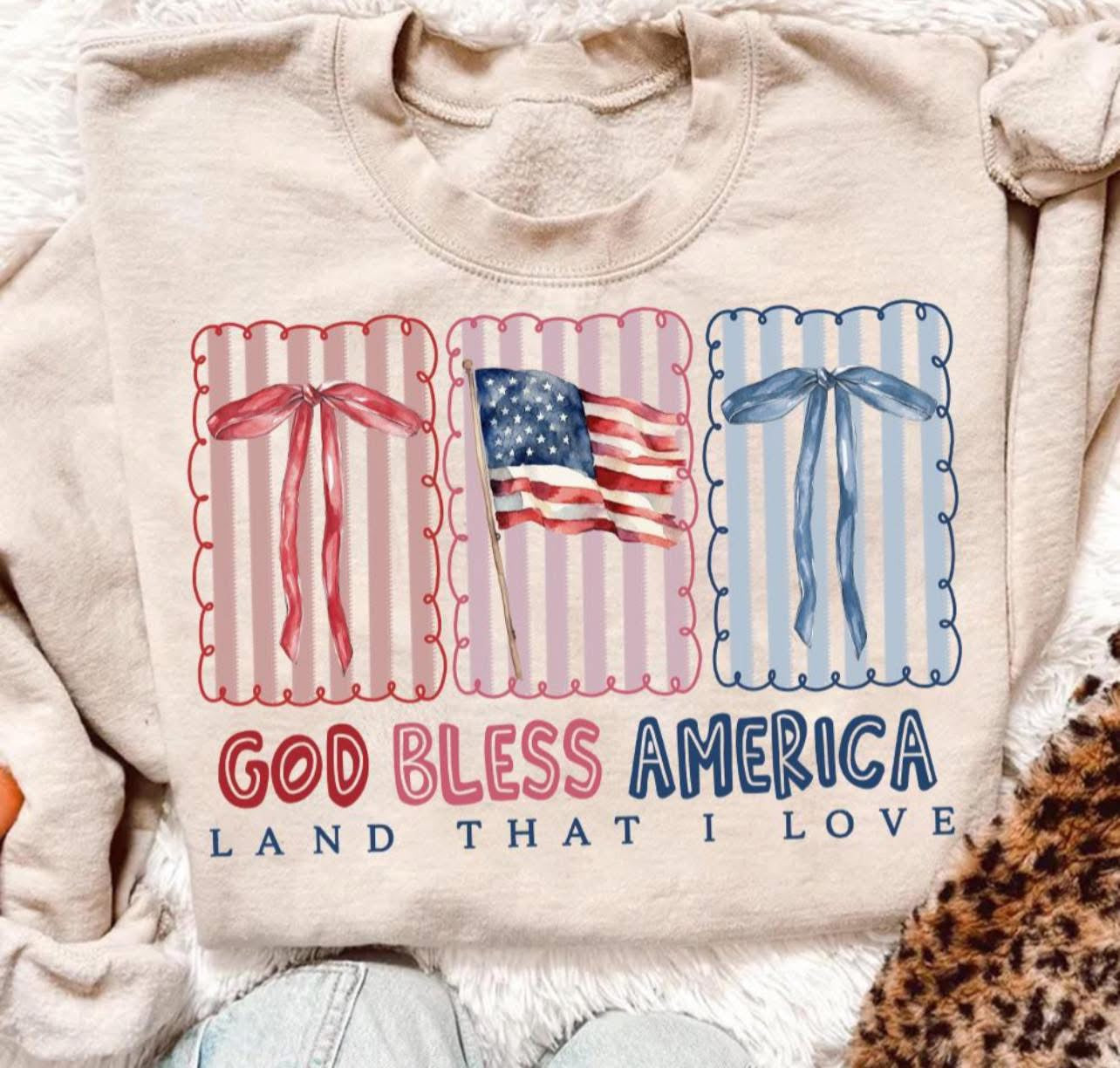 God Bless America - T SHIRT - (Comfort Color)