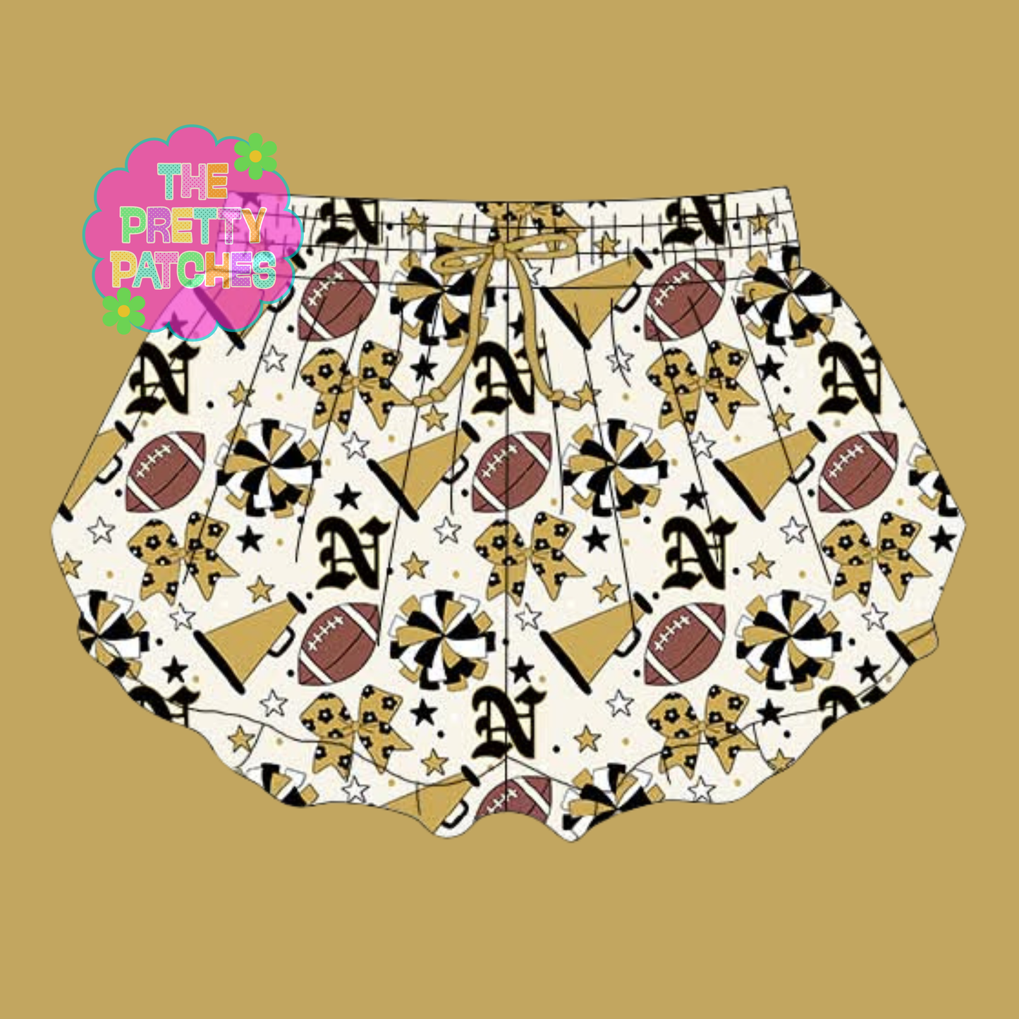 GAME DAY BUTTERFLY SHORTS (NEDERLAND BULLDOGS) (PREORDER) (TRUSTED)42126KB
